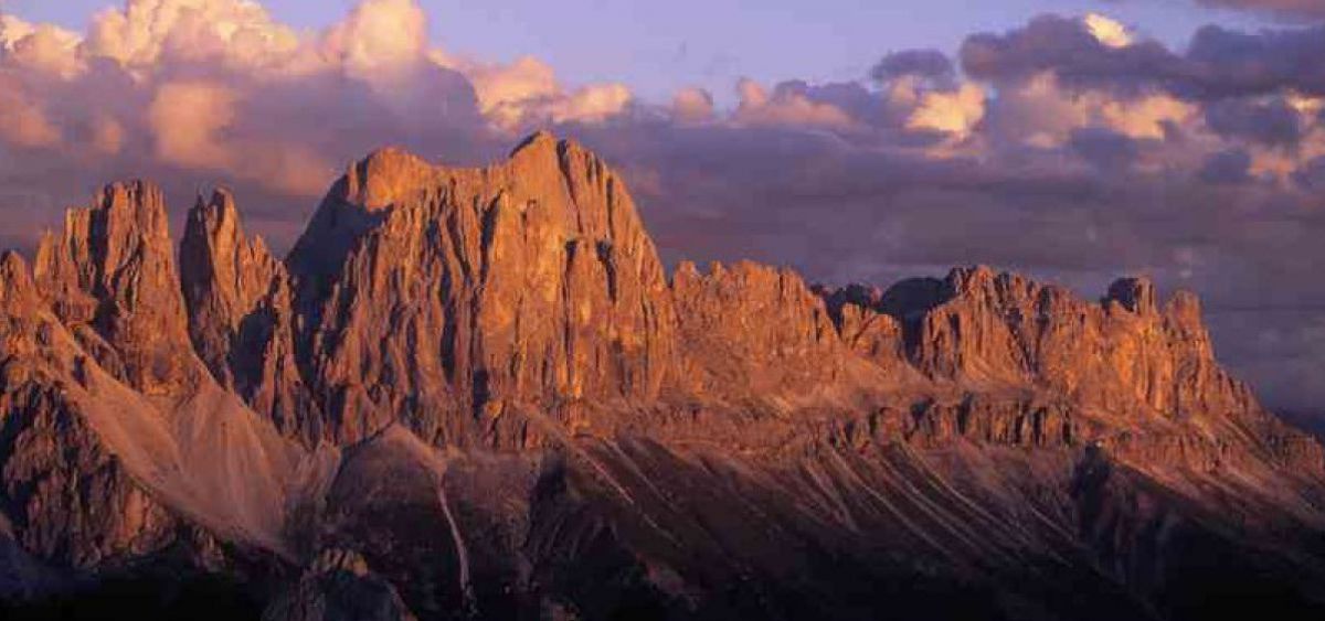 Dolomiten im Abendrot