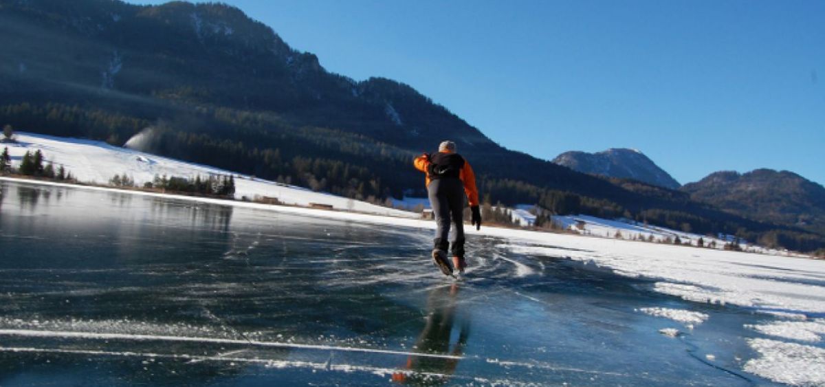Eislaufgen auf dem Weissensee