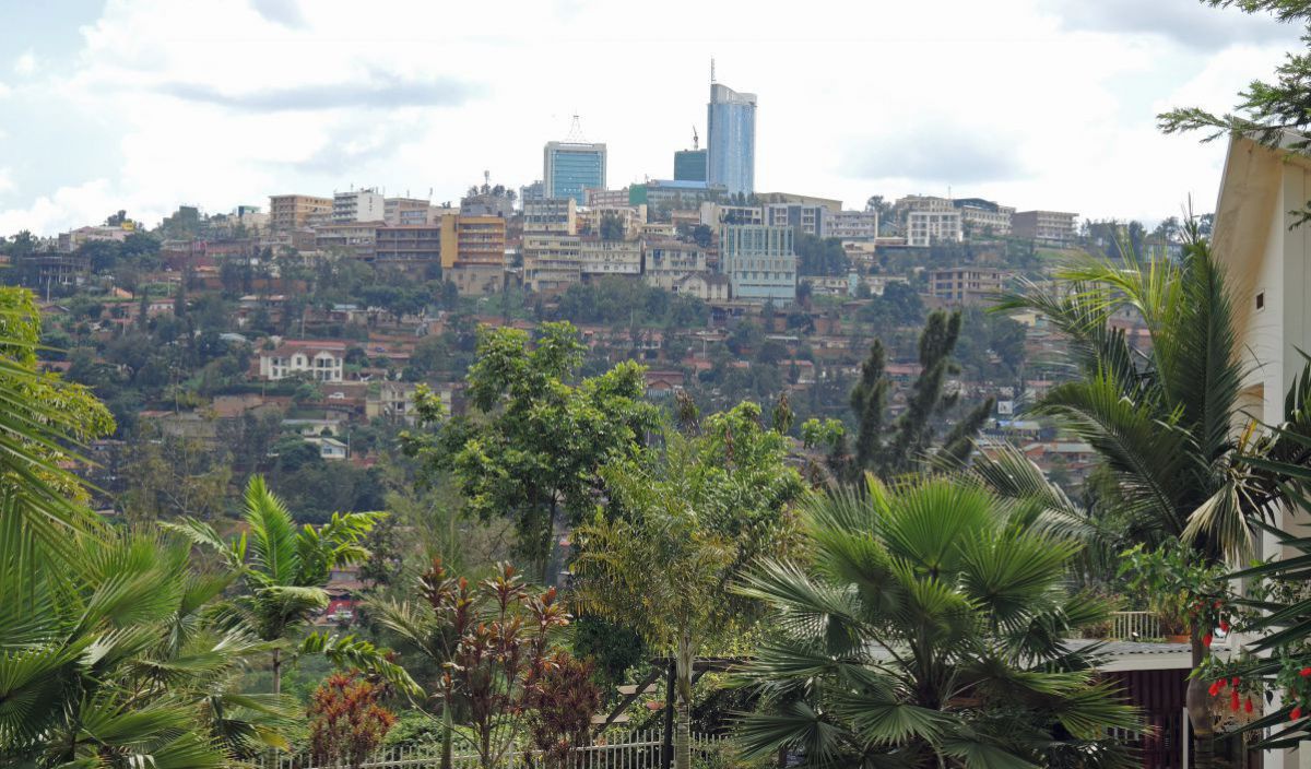 Blick auf die Hauptstadt Kigali.