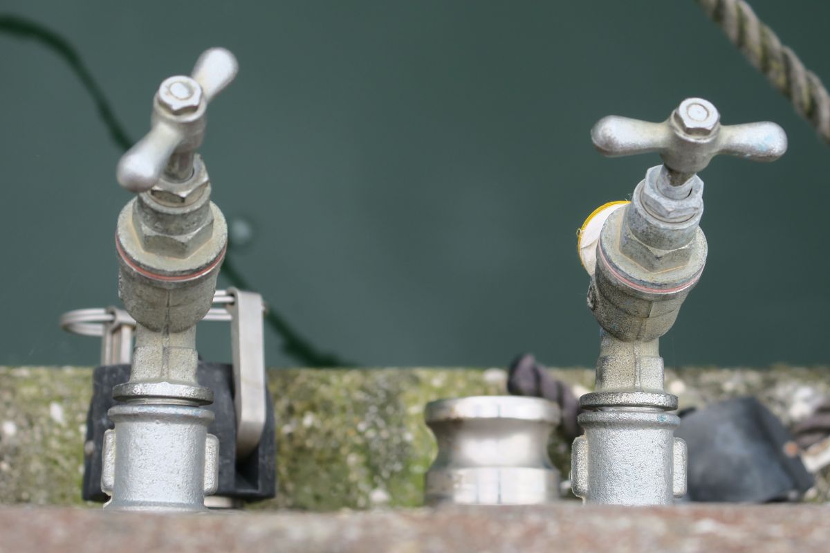 2 Wasseranschlüsse