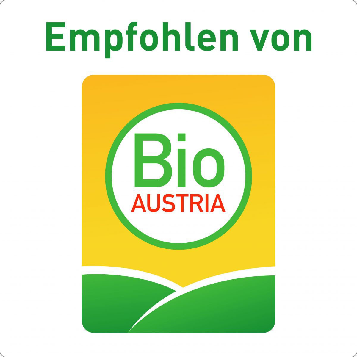 Logo: Empfohlen von Bio Austria.