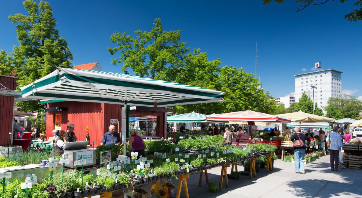 Bauernmarkt in Graz.