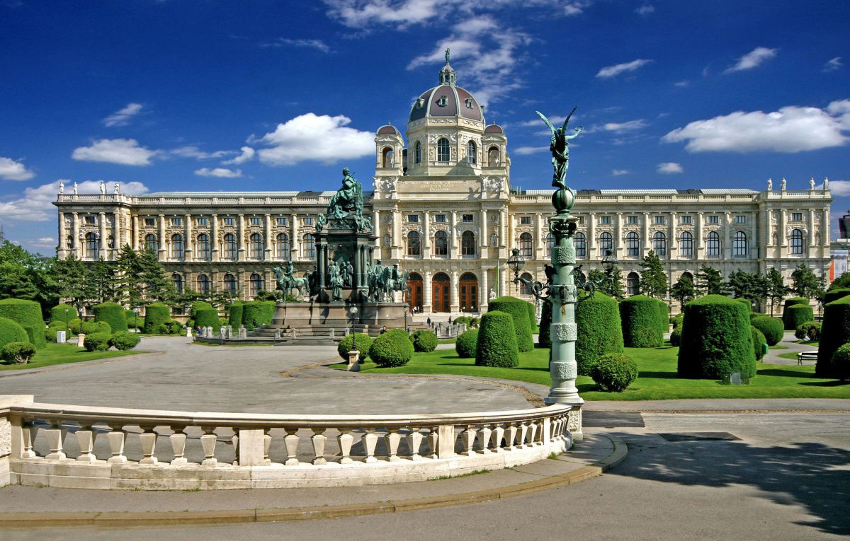 Kunsthistorisches Museum in Wien. Außenansicht.