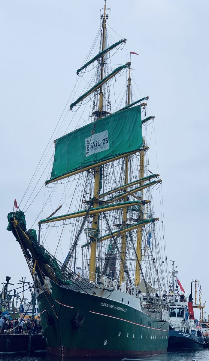 Segelschiff in Bremerhaven.