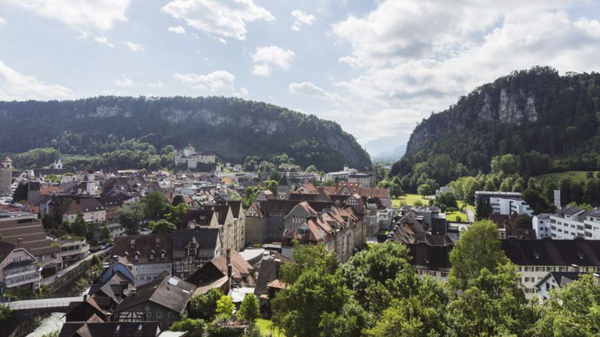 Blick auf die Stadt Feldkirch