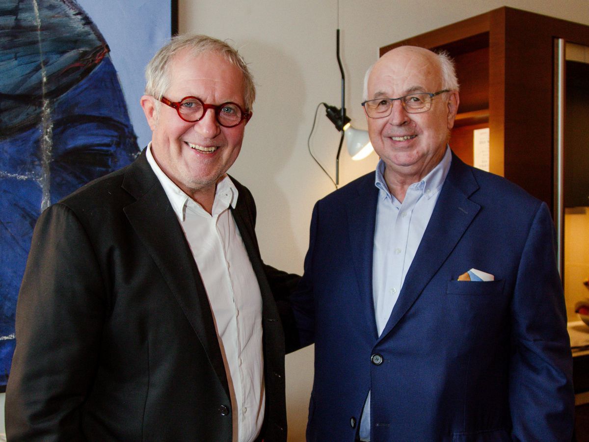 Harald Krassnitzer, Roland Nemetz in ihrer neuen Suite.